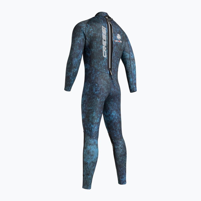Spumă de înot pentru bărbați Cressi Tokugawa Monopiece 3 mm camo blue 4