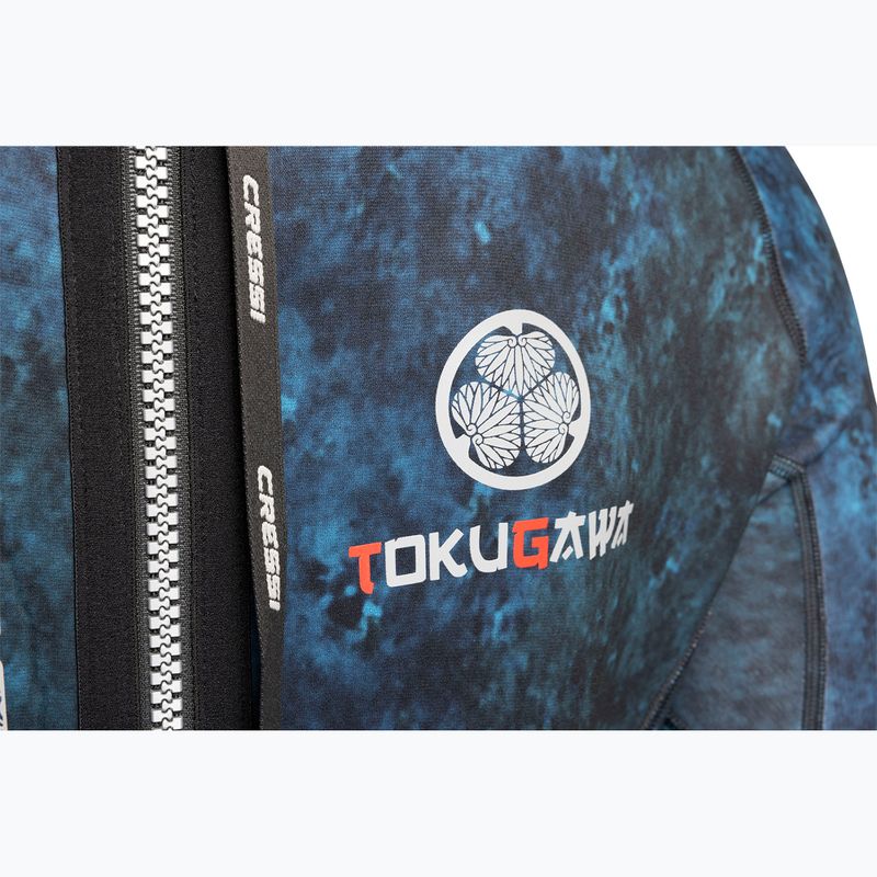 Spumă de înot pentru bărbați Cressi Tokugawa Monopiece 3 mm camo blue 6