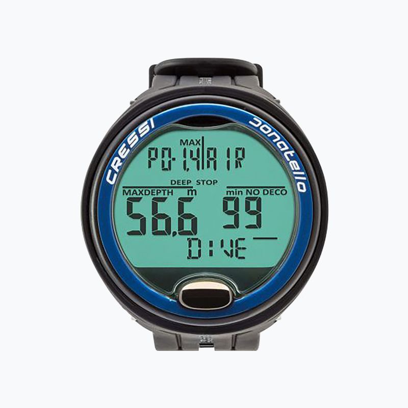 Cressi Donatello Calculator de scufundări negru/albastru KS860022 2