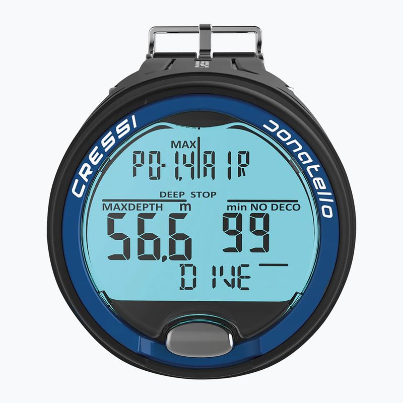 Cressi Donatello Calculator de scufundări negru/albastru KS860022 3