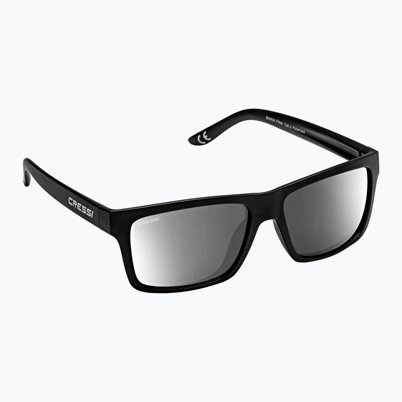 Ochelari de soare Cressi Bahia Floating negru-argintii XDB100704