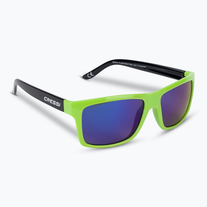 Ochelari de soare Cressi Bahia Floating negru-verzi XDB100705