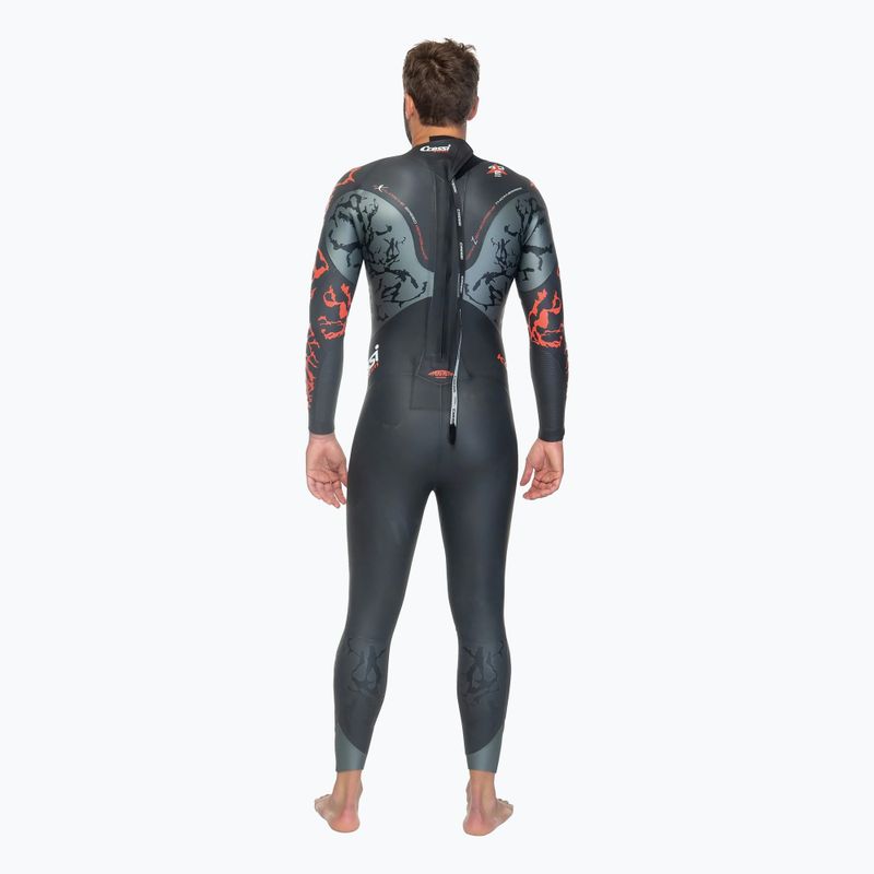 Spumă de înot pentru bărbați Cressi Kuwae 2/3/4 mm black/red 4
