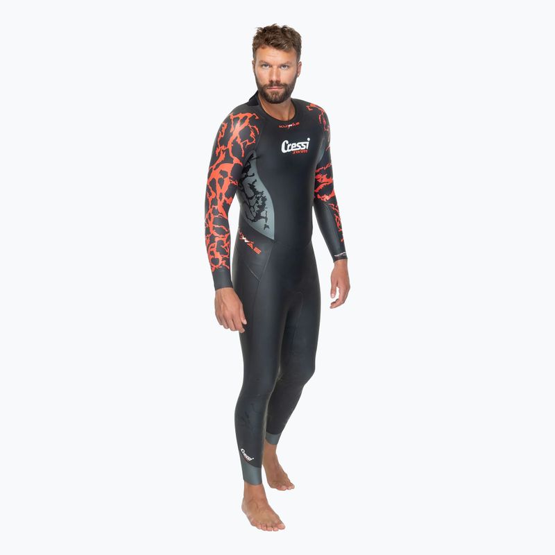 Spumă de înot pentru bărbați Cressi Kuwae 2/3/4 mm black/red 6