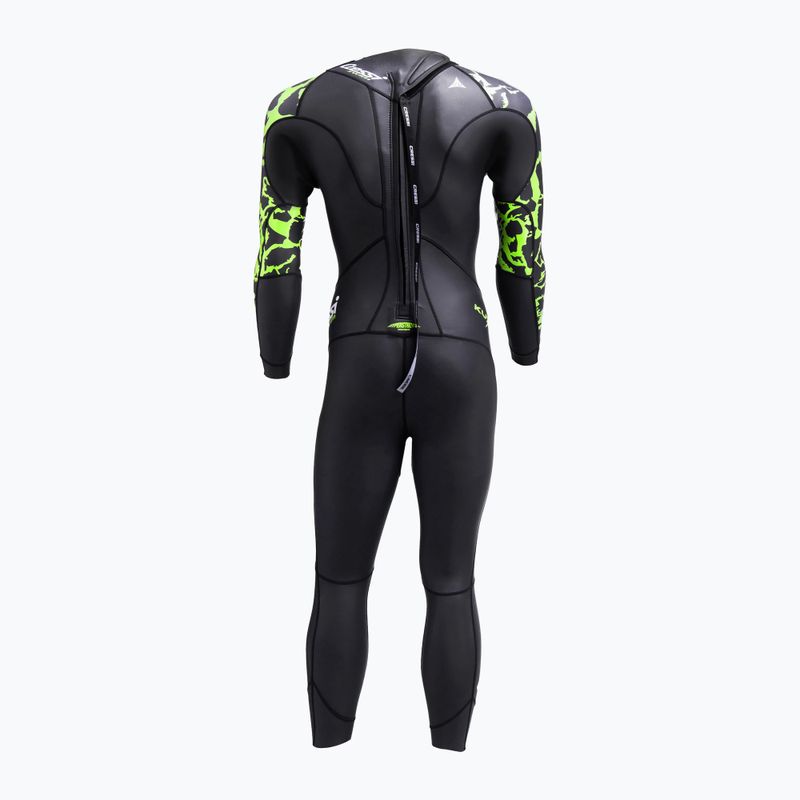 Costum de scufundări pentru bărbați Cressi Kuwae 2 mm negru-verde DG002701 2