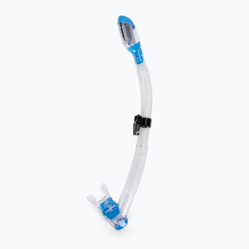 Set de scufundări  Cressi F1 + Supernova Dry blue metal 6