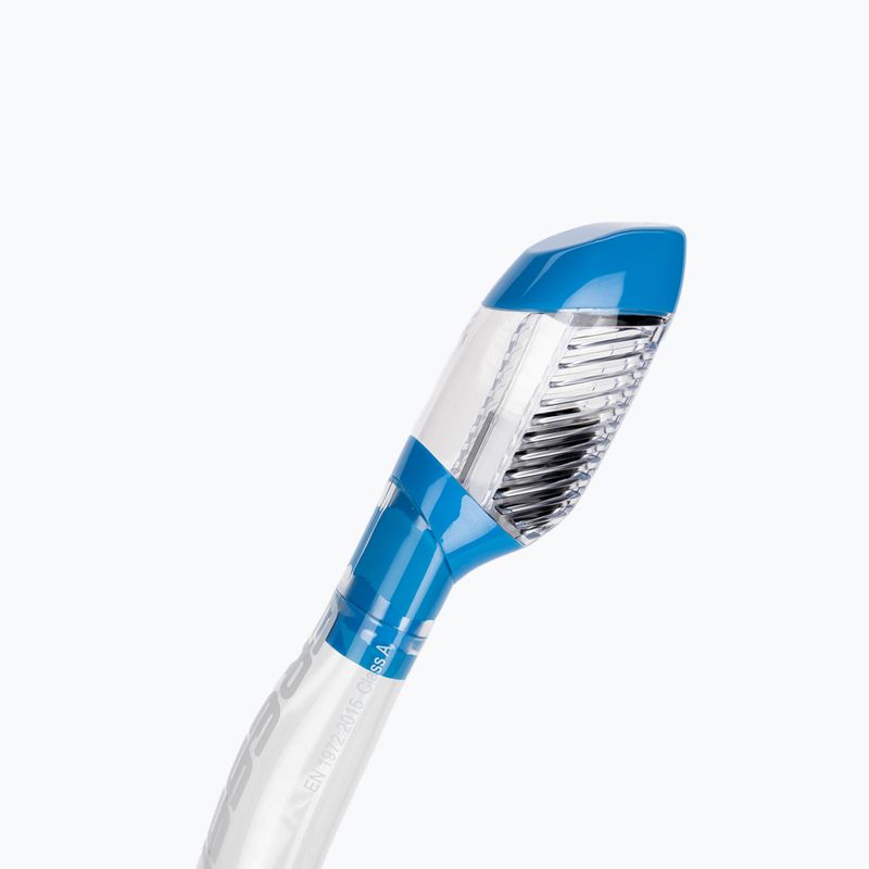 Set de scufundări  Cressi F1 + Supernova Dry blue metal 7