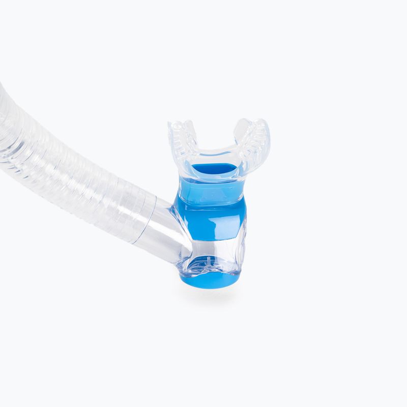 Set de scufundări  Cressi F1 + Supernova Dry blue metal 8