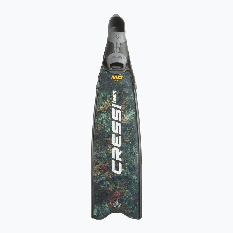 Labe de scufundări Cressi Gara Turbo Carbon green camo 3