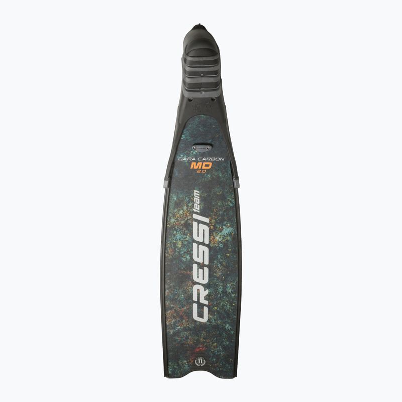 Labe de scufundări Cressi Gara Turbo Carbon green camo 4