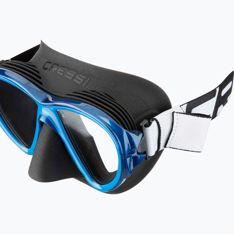 Mască de scufundări Cressi Fiji black/blue 4