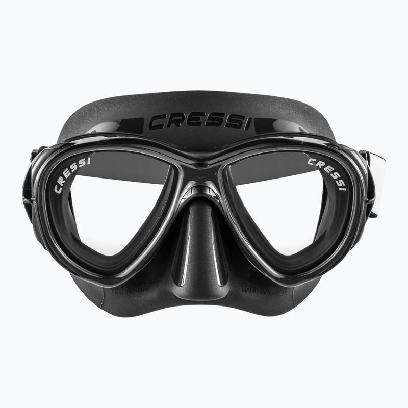 Mască de scufundări Cressi Samoa black/black 2