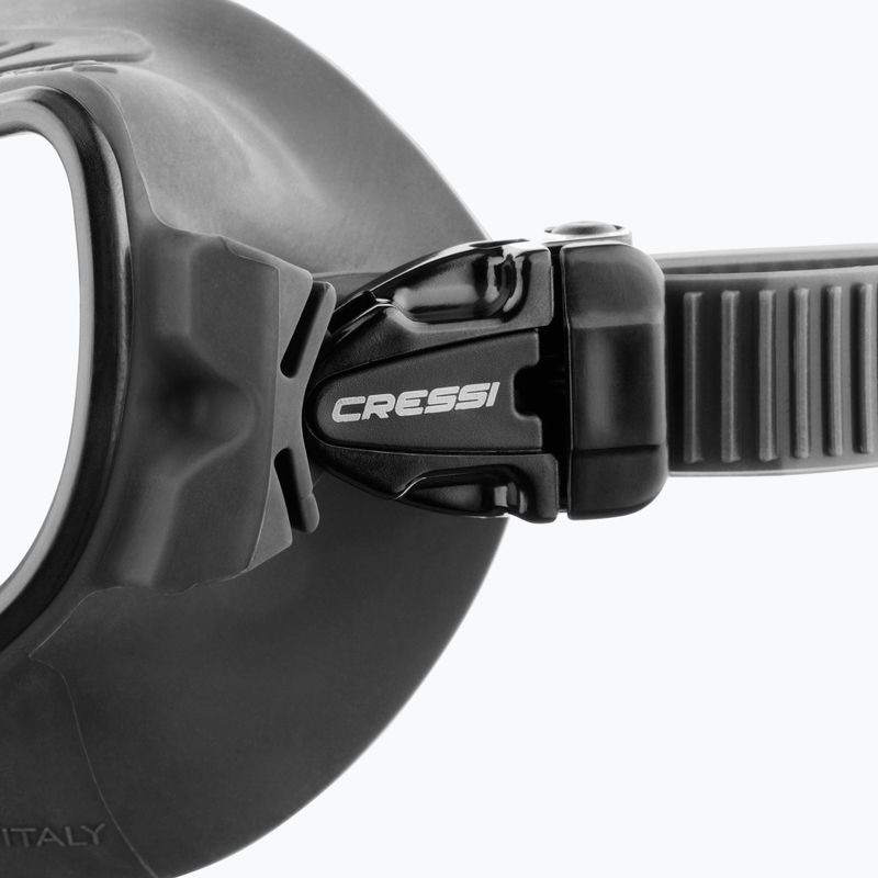 Mască de scufundări Cressi Atom black/black 4