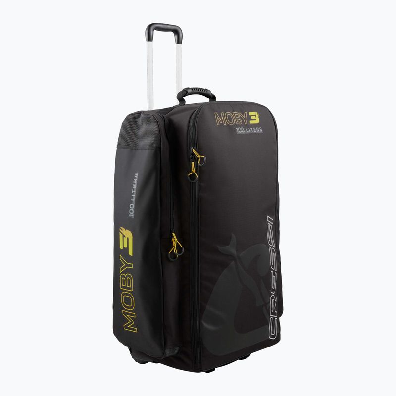 Geantă de călătorie Cressi Moby 3 100 l black/yellow