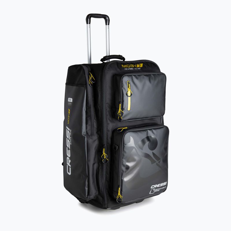 Geantă de călătorie Cressi Moby 7 115 l black/yellow