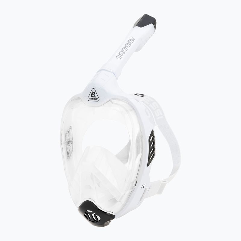 Mască completă pentru snorkelling Cressi Bali Full Face white/black 3