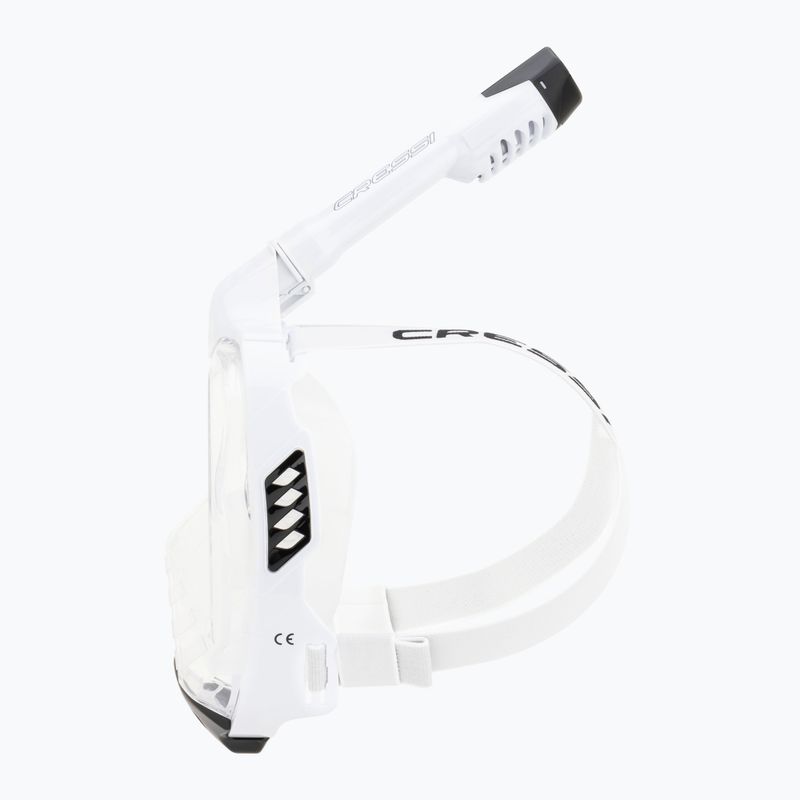 Mască completă pentru snorkelling Cressi Bali Full Face white/black 4