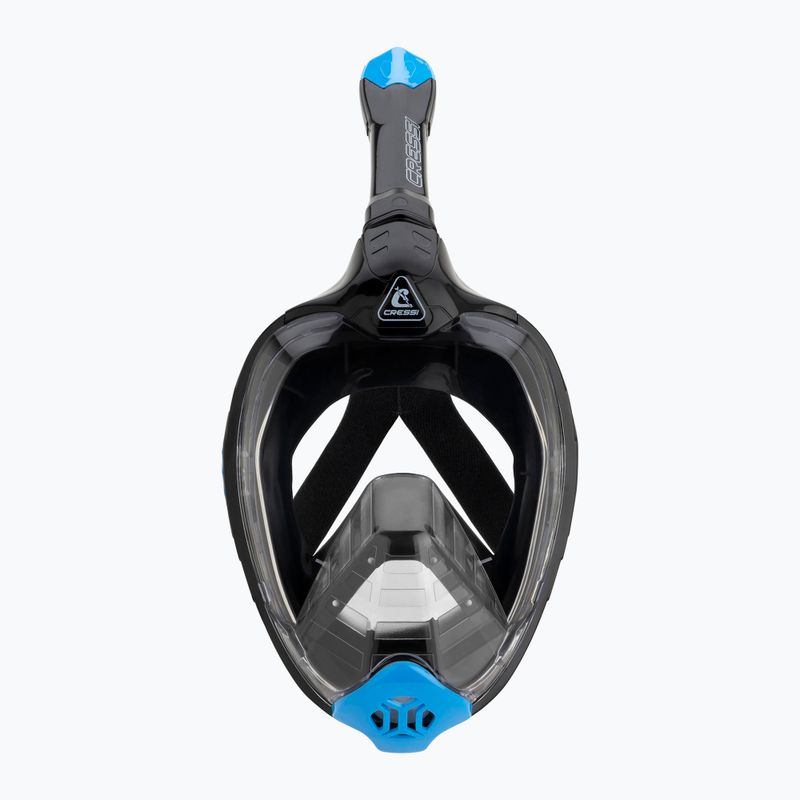 Mască completă pentru snorkelling Cressi Bali Full Face black/blue 2