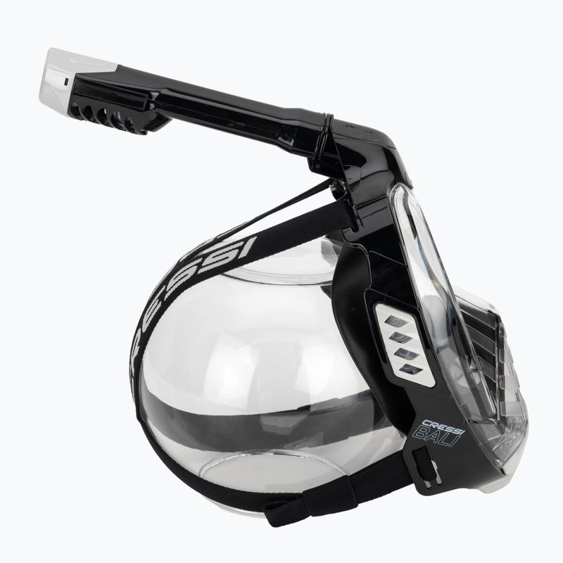 Mască completă pentru snorkelling Cressi Bali Full Face black/grey 3
