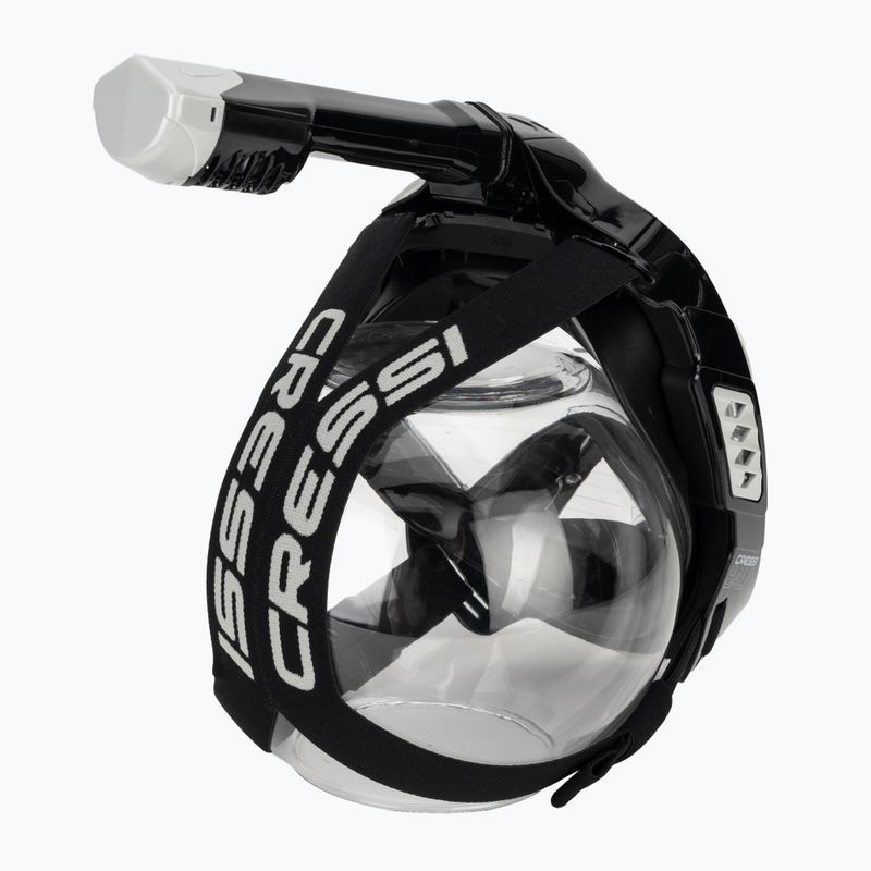 Mască completă pentru snorkelling Cressi Bali Full Face black/grey 4