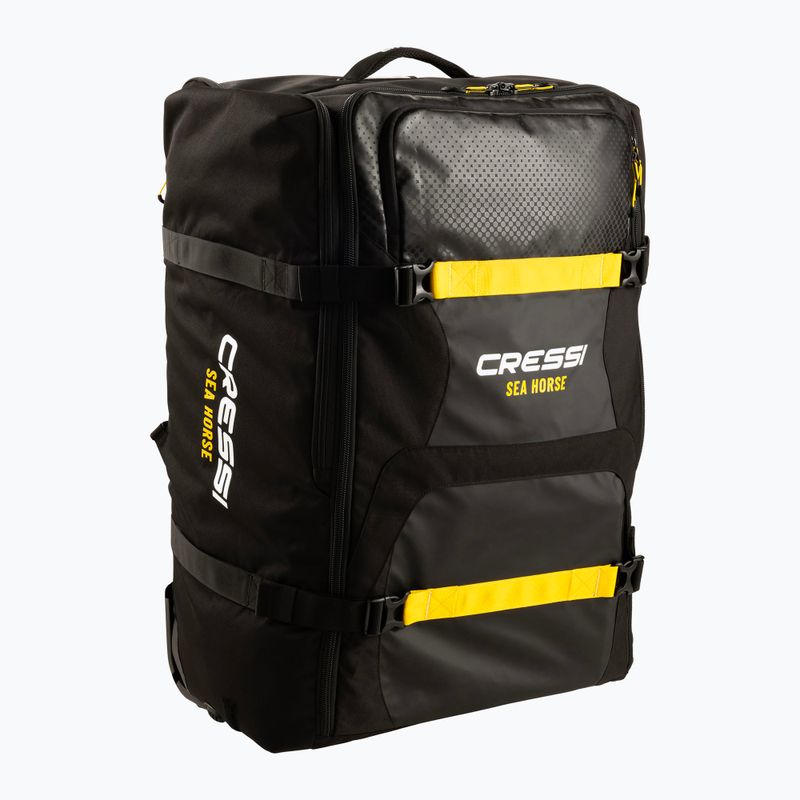 Geantă de călătorie Cressi Sea Horse 152 l black/yellow