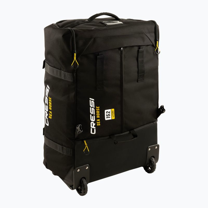 Geantă de călătorie Cressi Sea Horse 152 l black/yellow 2