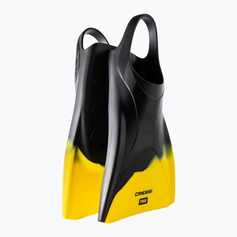 Labe de înot Cressi Pura black/yellow 2