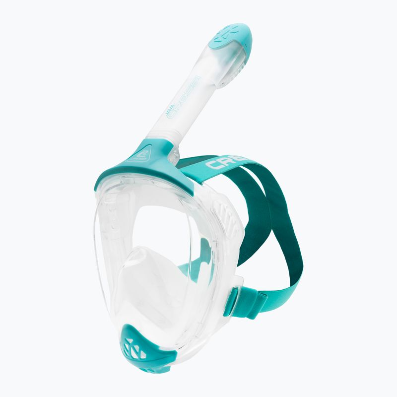 Mască integrală de snorkeling Cressi Java Full Face clear/aquamarine 2