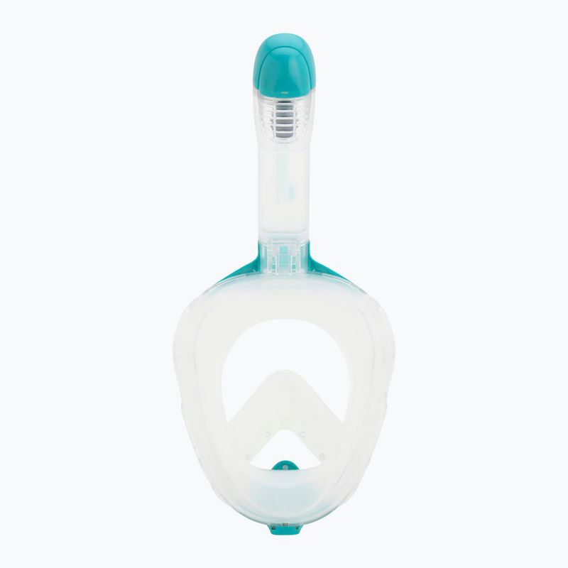 Mască integrală de snorkeling Cressi Java Full Face clear/aquamarine 4