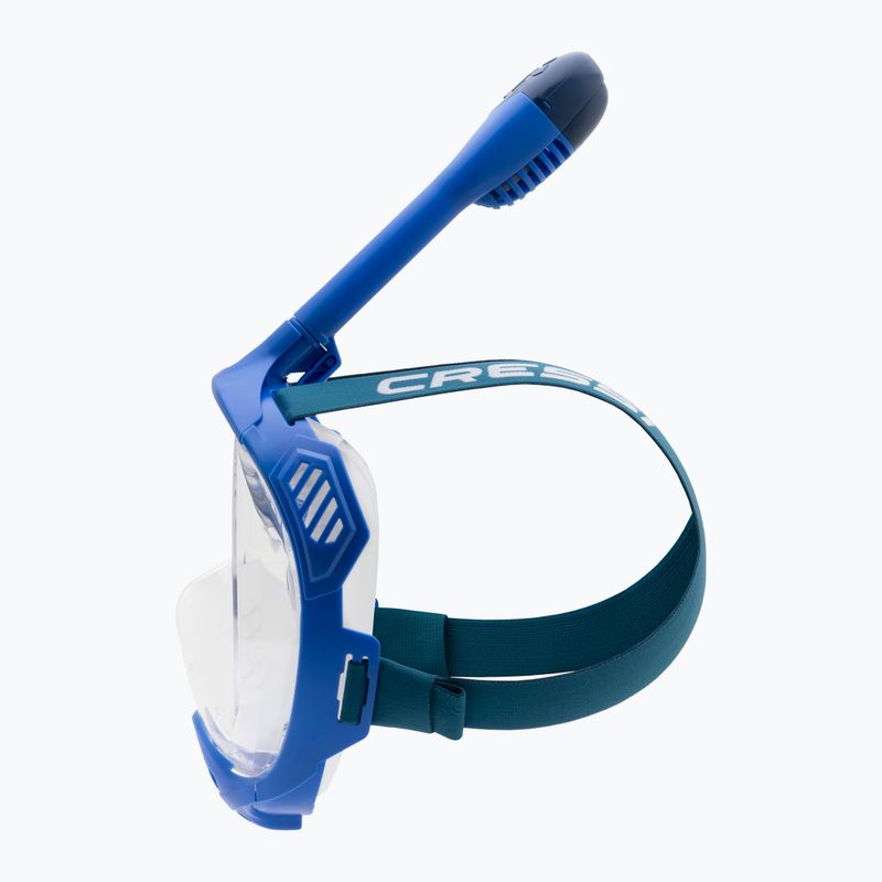 Mască integrală de snorkeling Cressi Java Full Face blue/blue navy 6