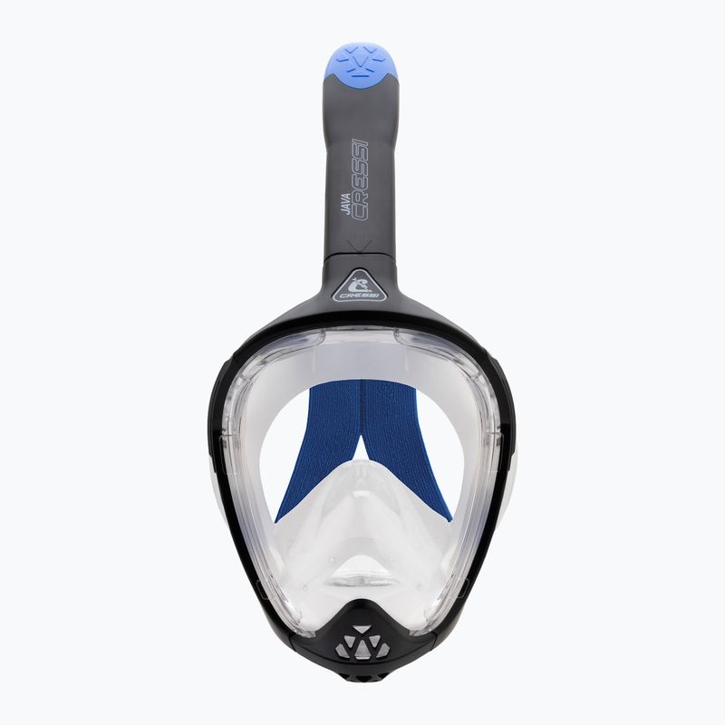 Mască integrală de snorkeling Cressi Java Full Face black/blue 3