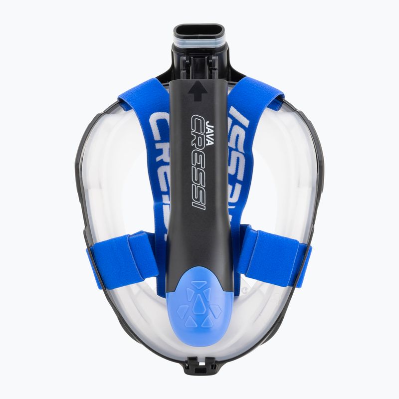 Mască integrală de snorkeling Cressi Java Full Face black/blue 5