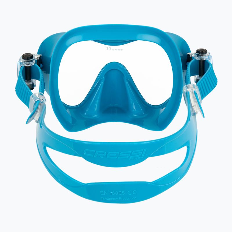 Mască de scufundări Cressi F1 Small turquoise 4