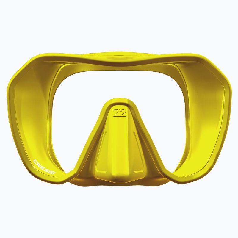Mască de scufundări Cressi Z2 Small yellow 2
