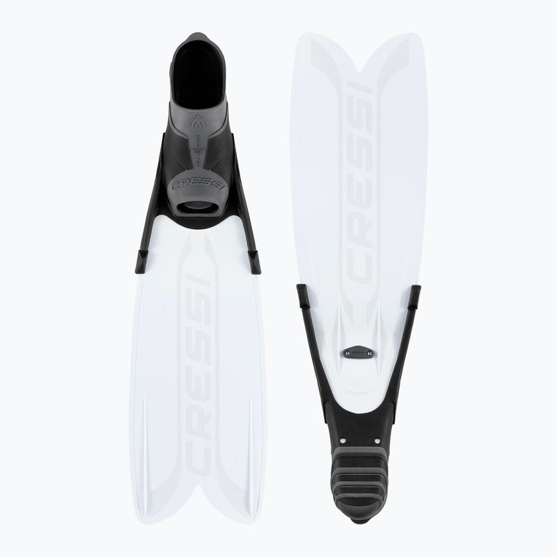 Labe de scufundări Cressi Gara Turbo Flex white