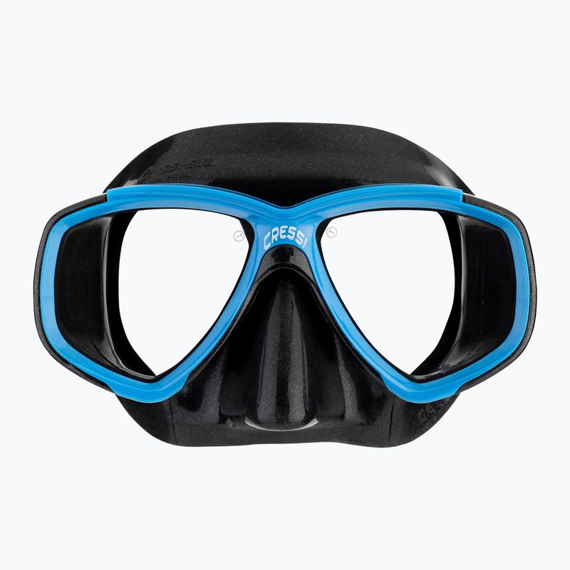 Mască de scufundări Cressi Perla black/blue 2