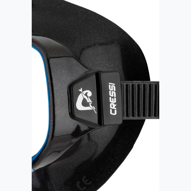 Mască de scufundări Cressi Perla black/blue 4