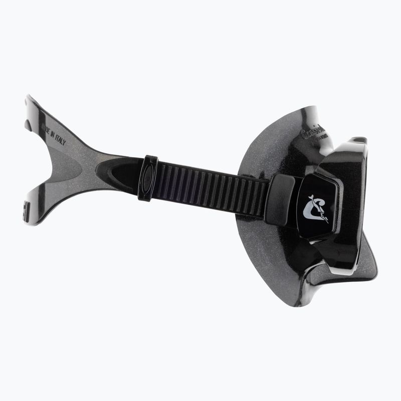 Mască de scufundări Cressi Focus black/black/silver 3