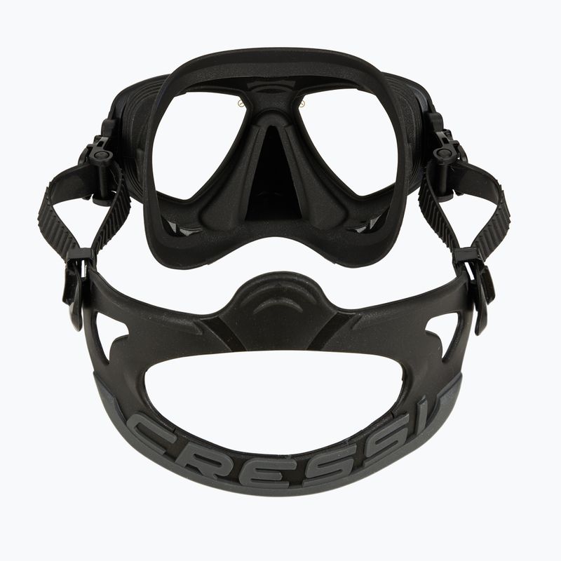 Mască de scufundări Cressi Prisma UV yellow/blue 4