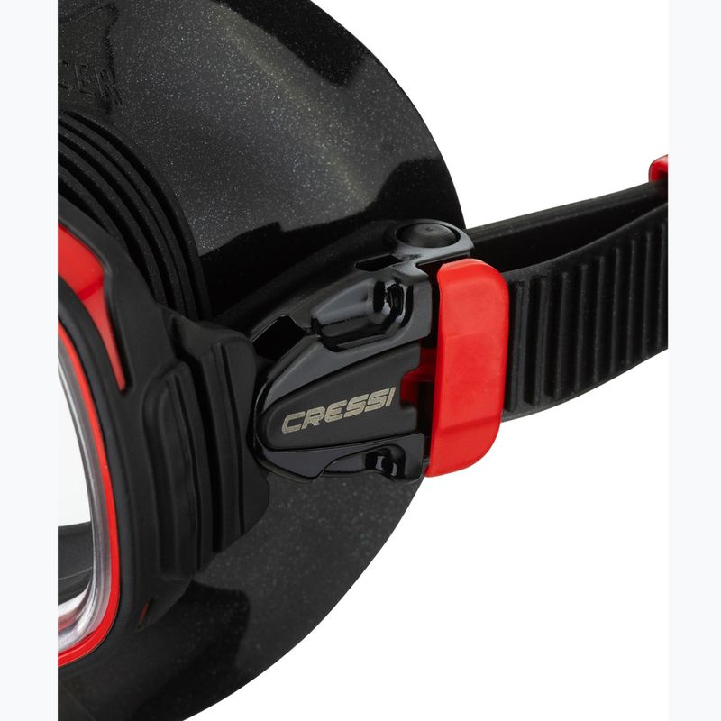 Mască de scufundări Cressi Prisma black/red 4