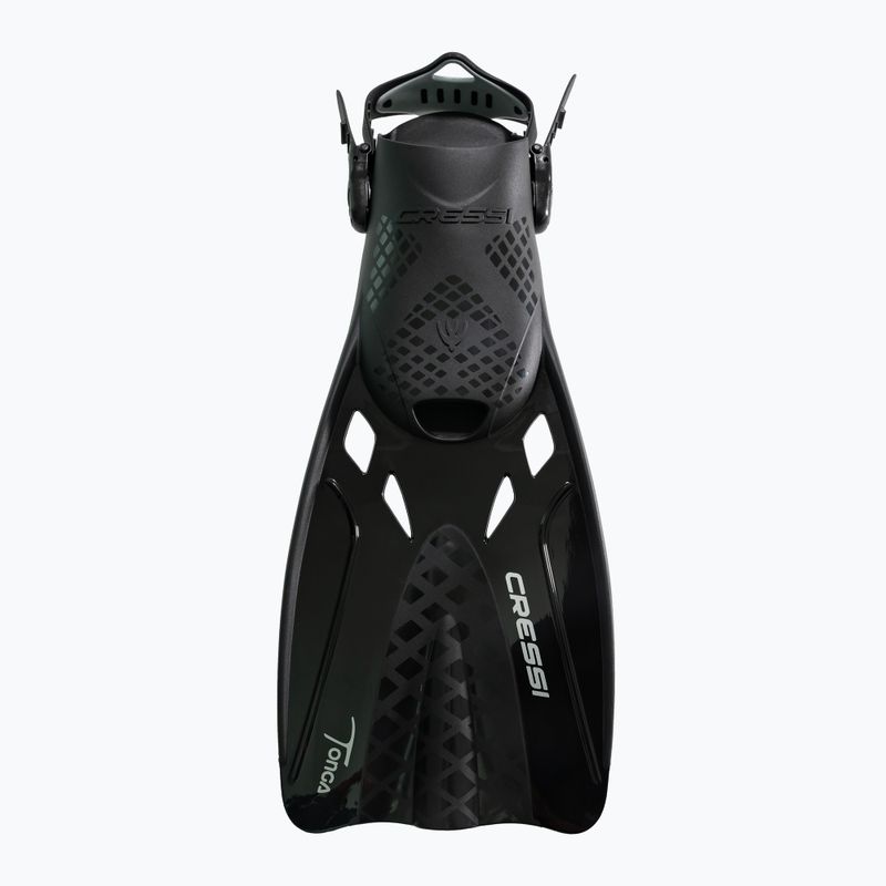 Set de scufundări Cressi Baron + Tonga black/black/black 3