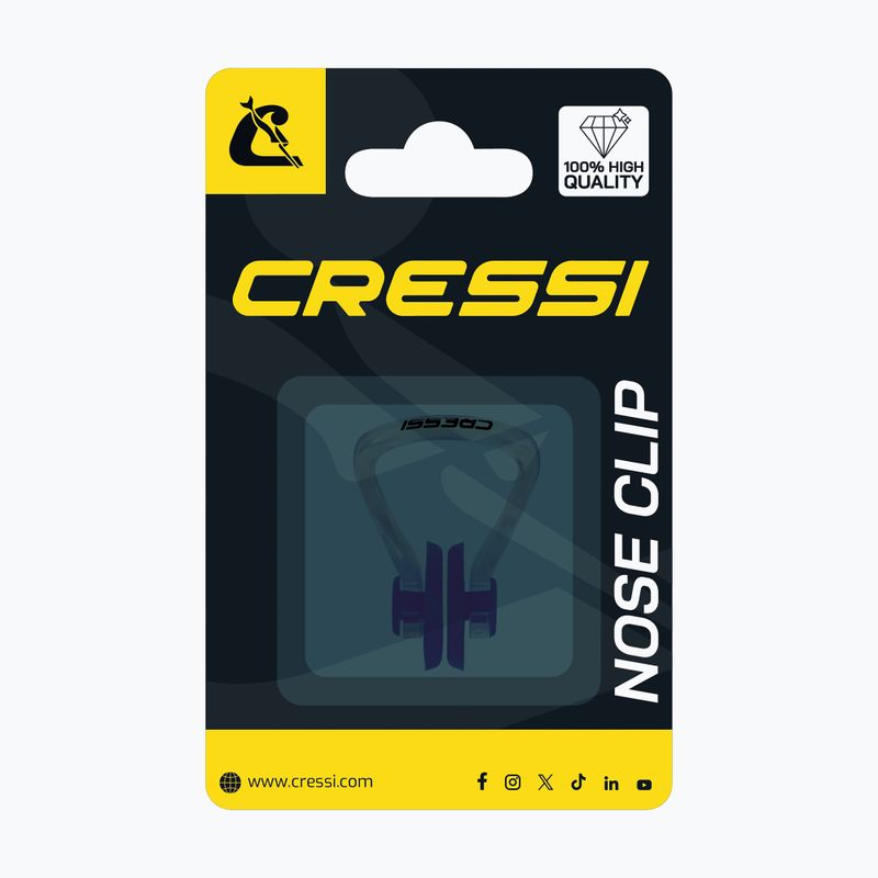 Clemă pentru nas Cressi Comfort Nose Clip blue 2
