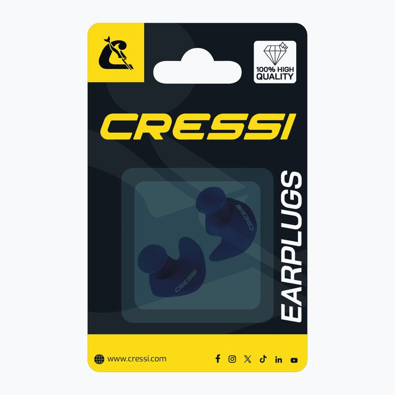 Dopuri pentru urechi Cressi Dry Ear Plugs blue 2