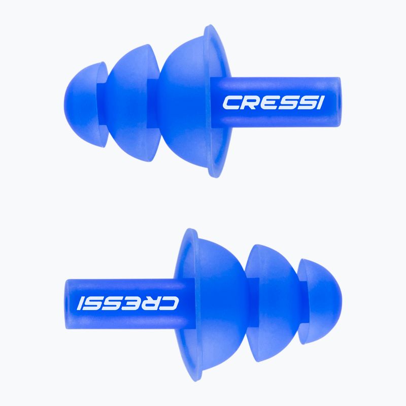 Set clemă + dopuri Cressi Aqua Kit Ear Plugs + Nose Clip blue 3