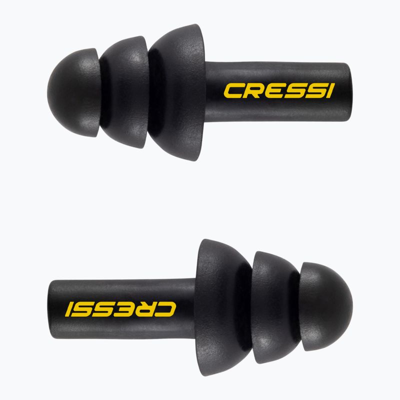Set clemă + dopuri Cressi Aqua Kit Ear Plugs + Nose Clip black 3