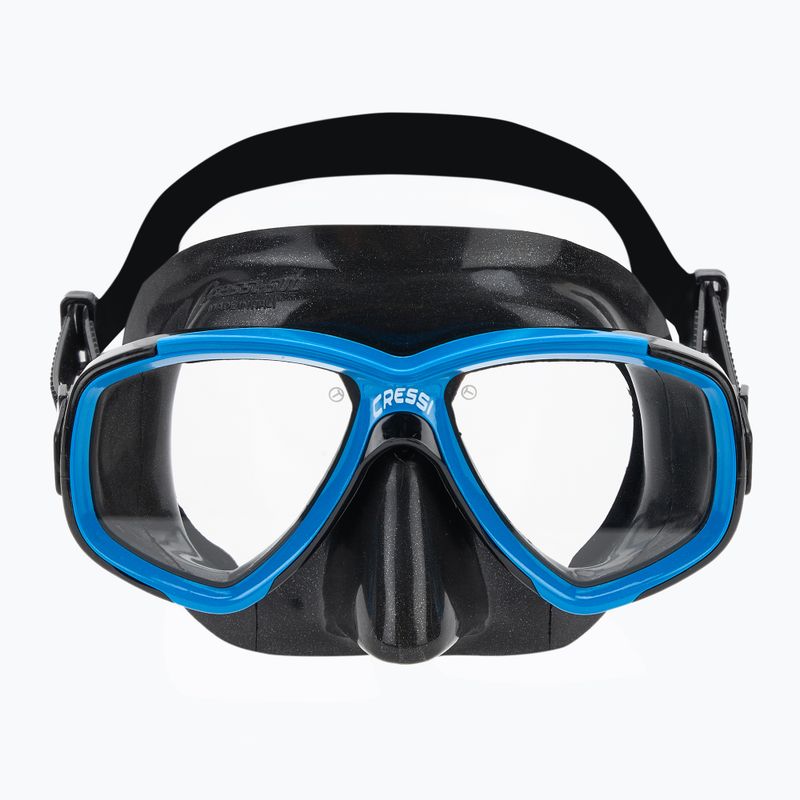 Set de scufundări Cressi Perla + Mexico black/blue 3