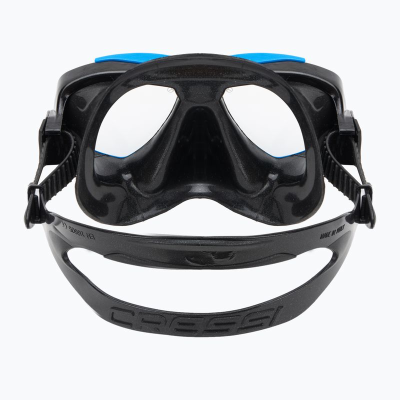Set de scufundări Cressi Perla + Mexico black/blue 5