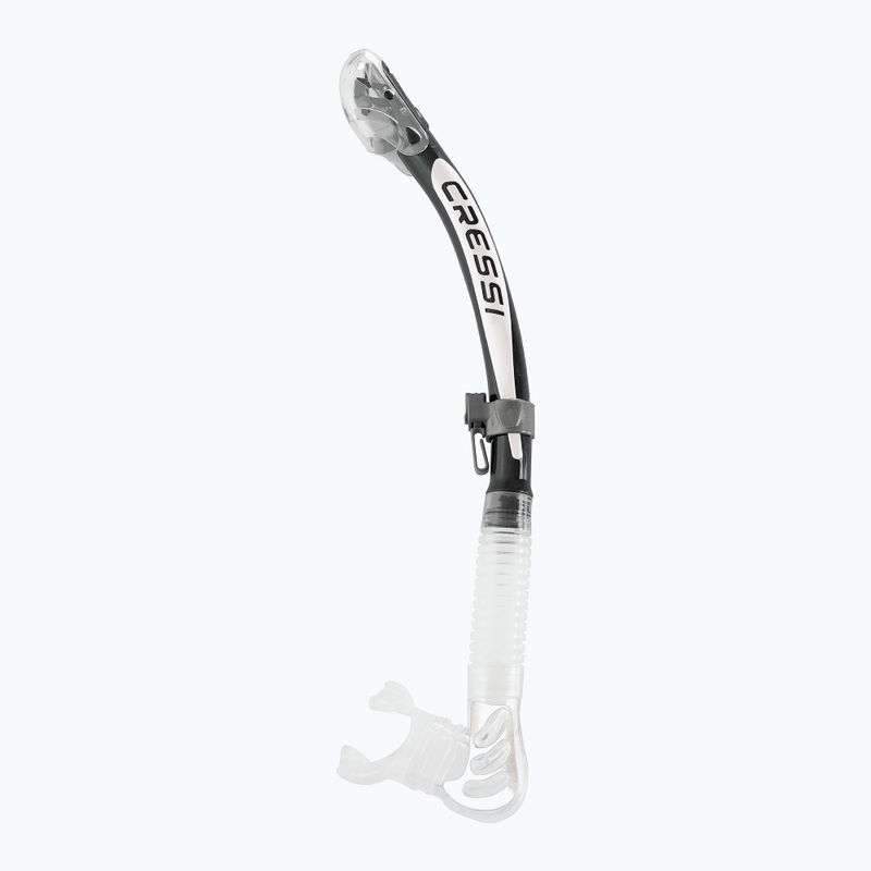 Tub de scufundări Cressi Alpha Ultra Dry clear/black/white
