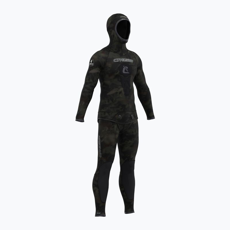 Spumă de scufundări din două piese Cressi Posidonia 5mm camouflage 2