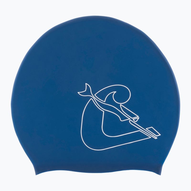 Cască de înot Cressi Loira Long Hair blue/white 2
